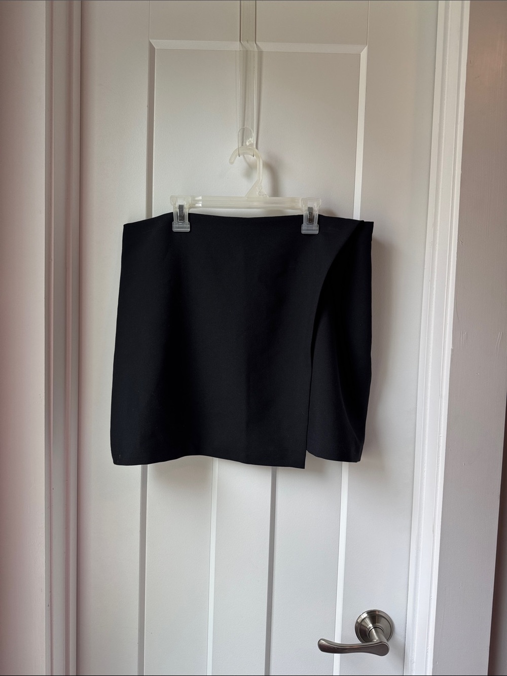 Abercrombie & Fitch Black Asymmetric Mini Skort